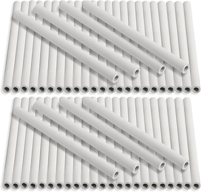 MOASKER Grill Ceramic Rods for DCSCT Gas Grill, Replacement Gas Grill Ceramic Radiants for DCS Grill 245398 27DBQR 36EBQAR 27FSBQ 36DBQ 36DBQAR 48DBQR Grill Heat Plates,9.5" Long,54pcs Ceramic Rods