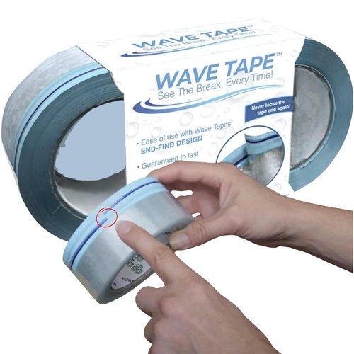 Easy-End-Find Heavy Duty Clear Packing Tape - 2 Pack, 1.88 in Wide, 60 Yards for Effortless Packaging