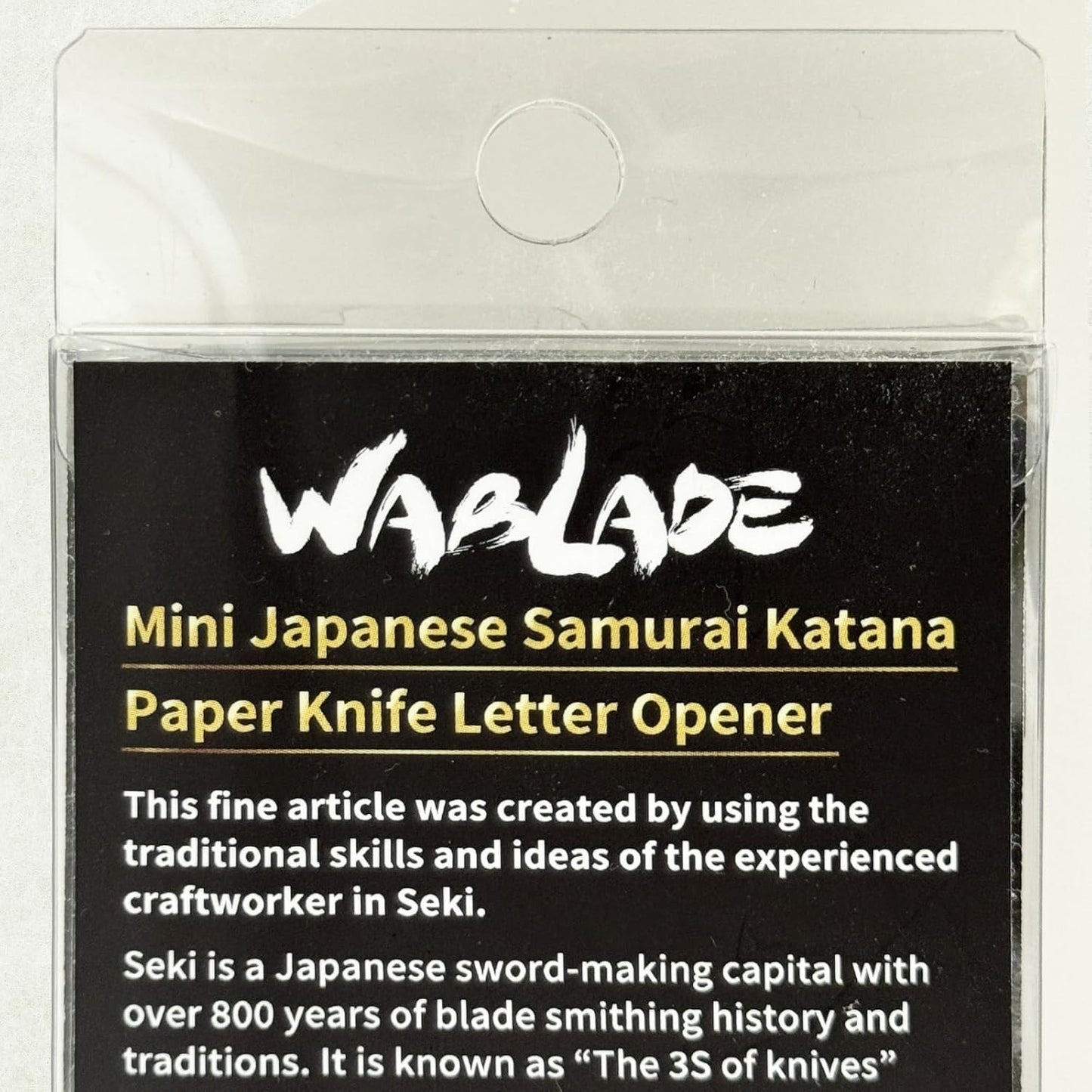 Wablade Katana Letter Opener - Samurai Sword Mail Opener with Stand | Japanese Desk Decor (Sanada Yukimura)