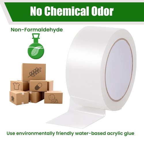Lichamp Heavy Duty Clear Packing Tape - 24 Rolls for Moving & Shipping Supplies | 1.88" x 55 Yards