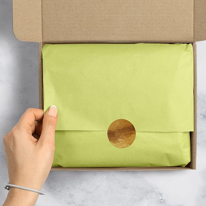 Jillson Roberts Bulk 20 X 30 Inches Recycled Tissue, Citrus, 480 Unfolded Sheets (BFT49)