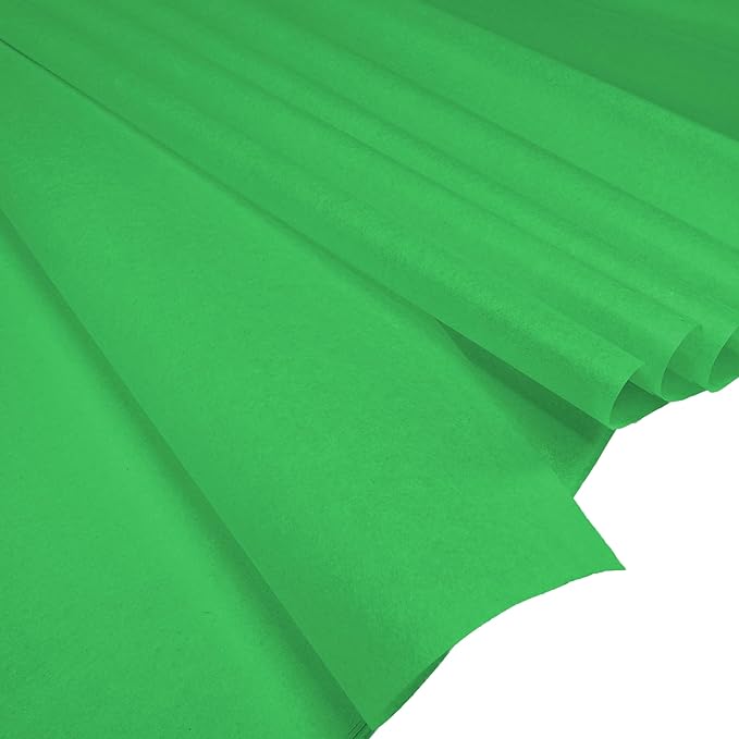 Flexicore Packaging® | Gift Wrap Tissue Paper | Size: 15"x20" | 100 Sheet | Acid Free Bulk Tissue Paper | (Apple Green)