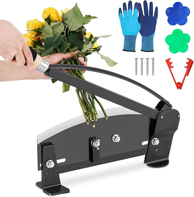 Flower Stem Cutter Floral Stem Cutter with Safety Latch Stem Cutter for Fresh Flowers for Florists or Garden Use