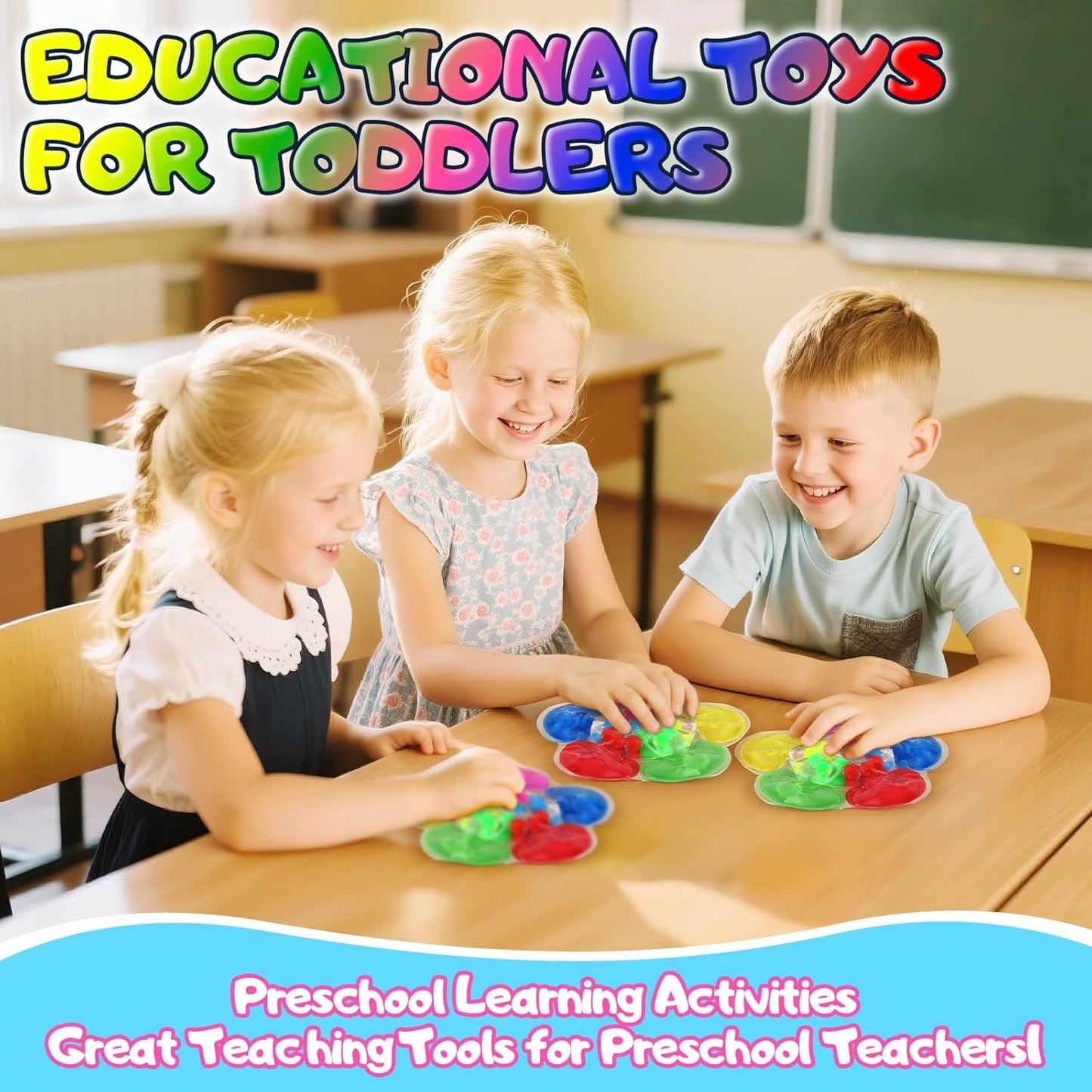 Squishy Sensory Fidget Toys by [Brand Name] - Calm Down Anxiety Relief for Kids | 2-Pack for Classroom & Special Needs