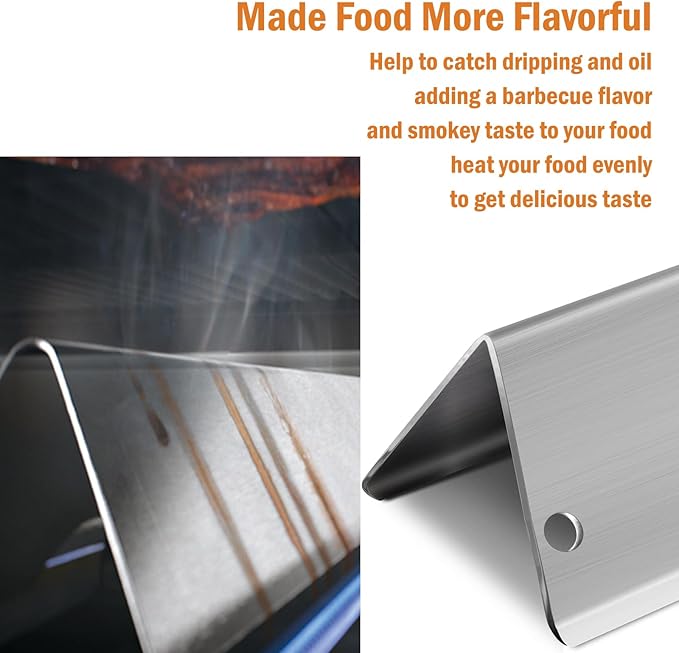Genesis ii GS4 Flavorizer Bars for Weber Genesis 2 Grill Parts Replacement Weber Genesis II Flavor Bars 66032 66795 - II E-310, E315, E335, ii S-310 S-335, S-345, SE-335, Stainless Steel, 5 Pack