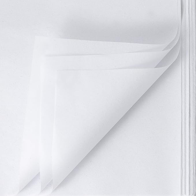 Simetufy 1000 Sheets White Tissue Paper Bulk - 15" x 20" Packing Paper for Moving, Gift Wrapping, Weddings, Birthdays, Holidays & Crafts