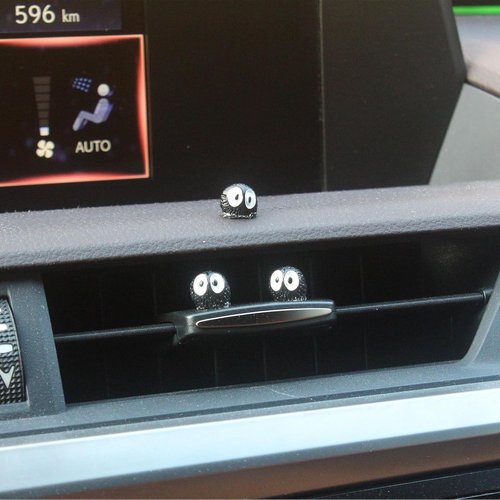 Mevodeata Cute Soot Sprite Car Decor - 20 Pcs Rearview Mirror Accessories for Home & Office Gifts