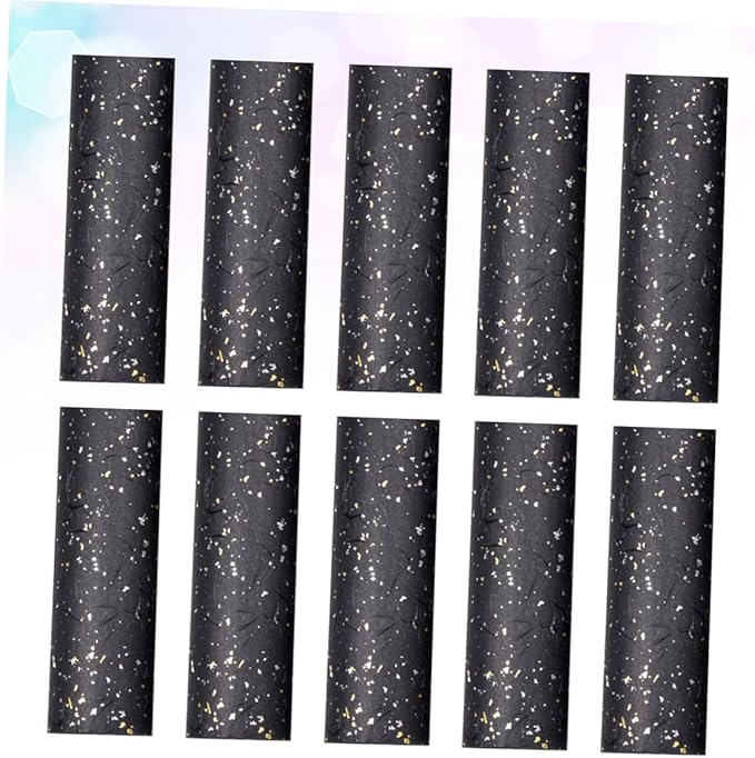 CIMAXIC 10 Sheets Black Wrapping Paper Bouquet Packaging Wrap for Wedding Birthday DIY Papercraft Thick High-grade Tissue Paper for Floral Presentation