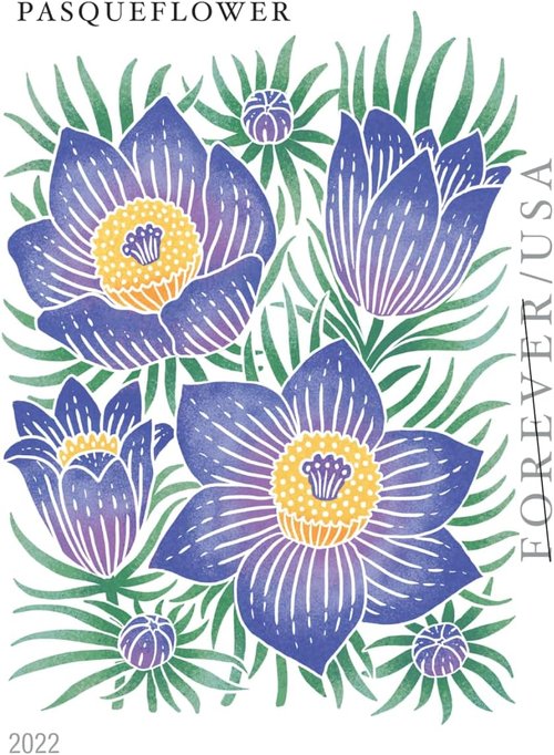 Mountain Flora Flower Forever Postage Stamps - Celebrate Beauty with 100 Stamps in a Roll