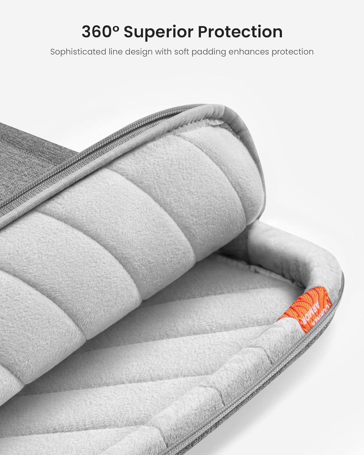 tomtoc 360 Protective Laptop Case - Water-Resistant Design for 13-Inch MacBook Air & iPad Pro