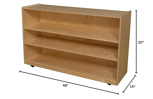 Wood Designs 994832 Mobile Shelf Storage