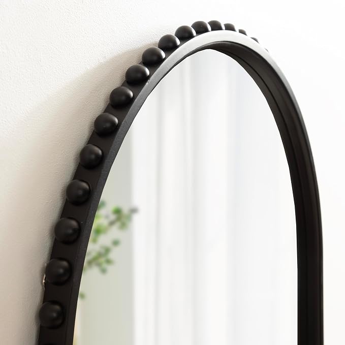 Kate and Laurel Beadbrook Modern Beaded Arched Mirror