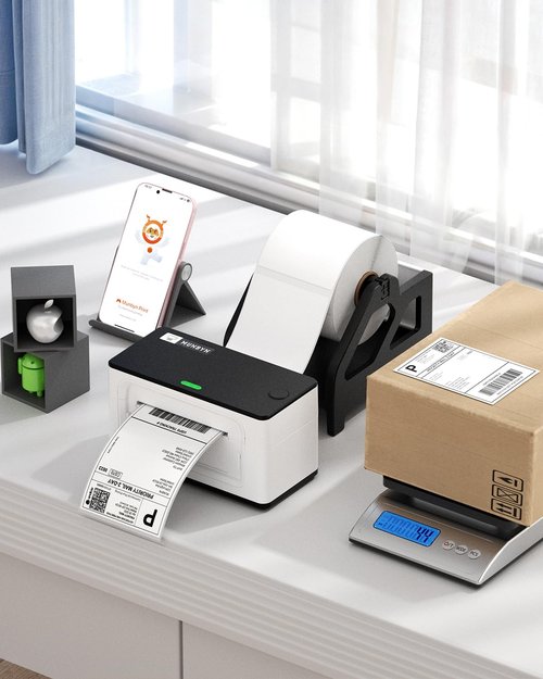 MUNBYN Thermal Shipping Labels - 4x6 Direct Thermal Printer Labels | 500 Sheets for Commercial Use