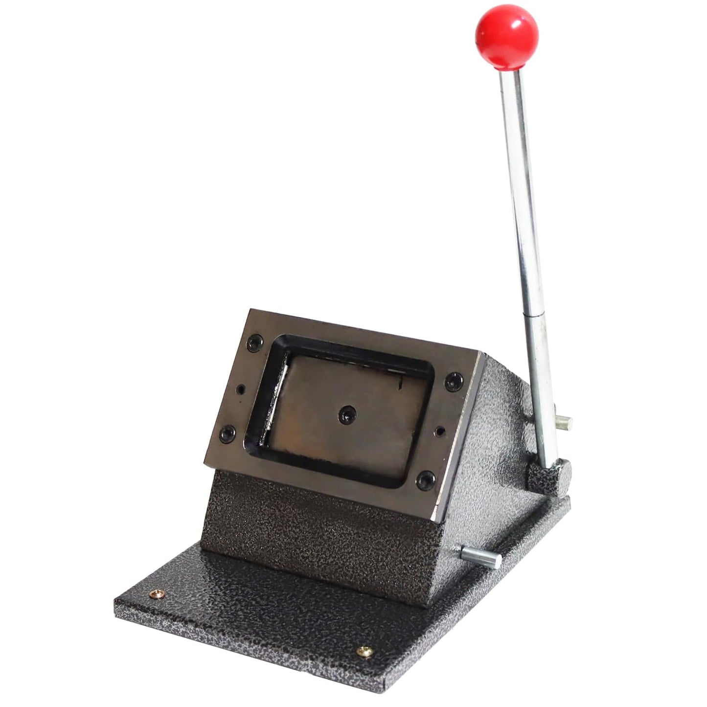 Skiennix Manual PVC Business Card Cutter - All Metal Steel Cutting Machine | 3.4x2.1 Rounded Corner