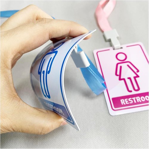 Regine Switzerland Restroom Pass Keychain - Durable Key Holder for School Toilets | Unisex Design