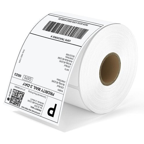 MUNBYN Thermal Shipping Labels - 4x6 Direct Thermal Printer Labels | 500 Sheets for Commercial Use