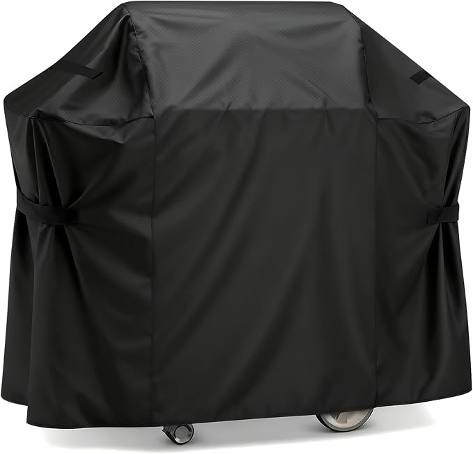 LBTING Grill Cover, 48-inch Heavy Duty 300D Oxford Waterproof Windproof UV Resistant BBQ Gas Grill Cover for Outdoor Barbecue Fit Most Brands Weber, Brinkmann, Char Broil, Holland