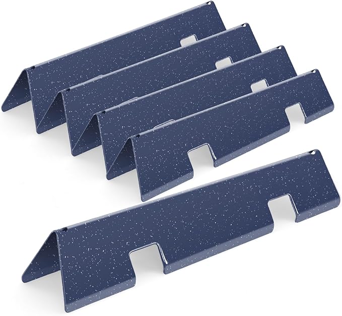 KifonMetals 15.3 inch Flavorizer Bars for Weber Spirit I & II E310 E320 E330 S310 S320 S330 Gas Grills with Front Control Knobs, Replacement for Weber Spirit Grill Parts 7636, Porcelain Steel, 5 PCS