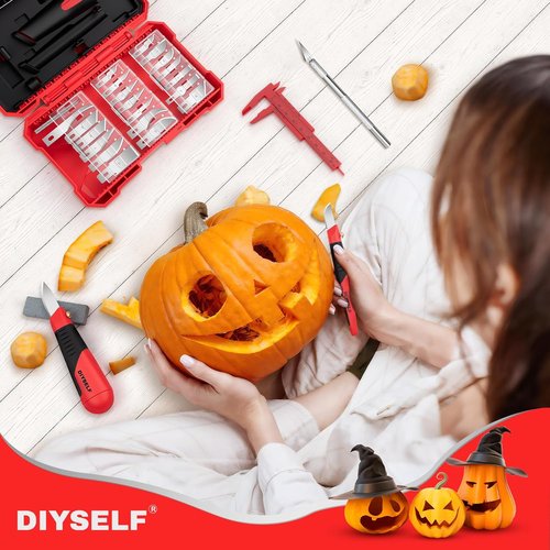DIYSELF 41PCS Exacto Knife Set - Precision Crafting Tools for Art, Diamond Painting & More