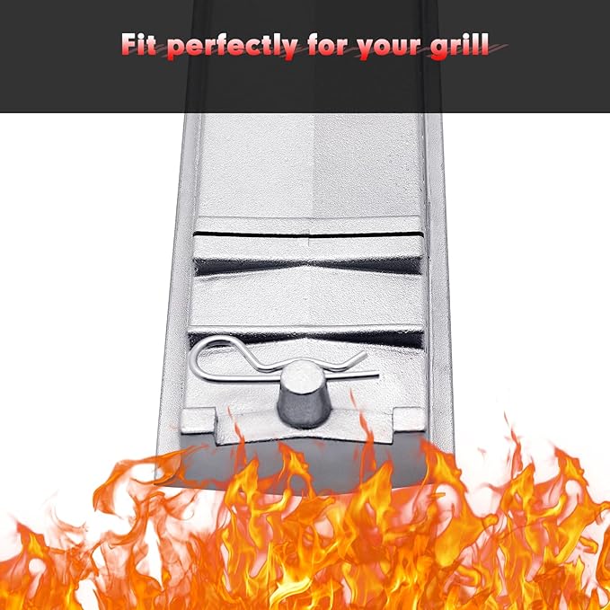 Cozilar 16516 Gas Grill Burner Replacement for Bull Grill Replacement Parts 47629, Cal Flame G4, Angus 47628, Outlaw 26038 26039, Steer Premium, Lonestar Select, Angus, Brahma, BBQ Accessories 16-1/8"