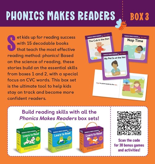 Phonics Makes Readers - Learn to Read Box 3 | Enhance Reading Skills for Back to School