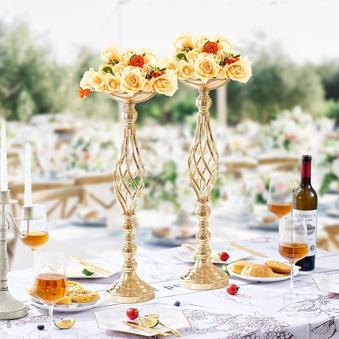 VEVOR Metal Wedding Centerpiece Gold,Candlestick,20PCS 58cm/22.83”