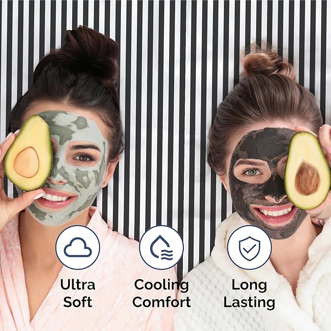 Striped Sheets - Black & White Striped Sheets - 1 Flat & 1 Fitted & 2 Pillowcases w/ Deep Pockets – Wrinkle & Fade Free - Soft, Breathable and Cooling – Luxury Pinstripe Bedding - Queen Size Bed Set
