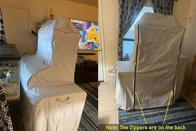 ZJYWSCH Grill Cover for Pit Boss Platinum Lockhart PB2180LK Wood Pellet Grill and Smoker Heavy Duty Pit Boss Platinum Lockhart Grill Cover Waterproof