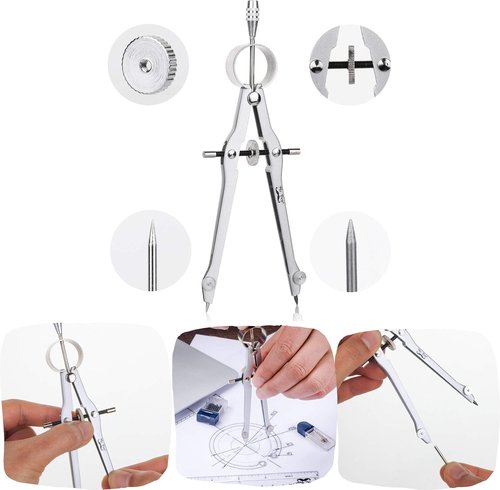 Mr. Pen Protractor and Compass Set - Essential Geometry Tools for Accurate Measurements | Perfect for School Use