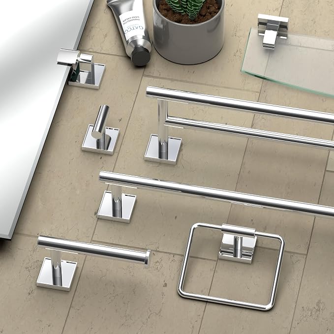 Gatco 5610 Mode Towel Bar, 24 Inch, Chrome