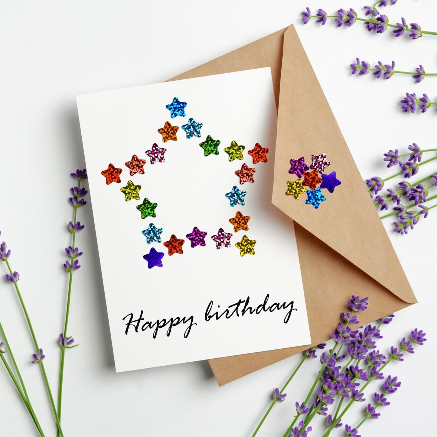 2340 Pack Holographic Star Stickers - Sparkly 0.6” Stars for Kids' Rewards | Classroom Supplies