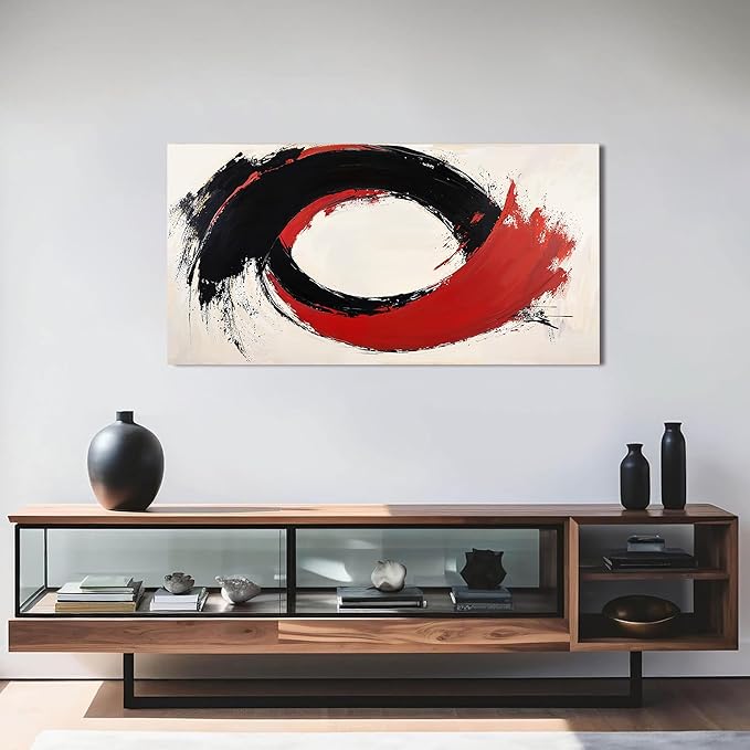 Canvas Wall Art Decor Black and White Wall Art Prints Abstract Canvas Art Wall Decor Modern Abstract Wall Art Decorations Wall Art Pictures for Living Room Artwork for Walls Home Office Decor 20"X40"