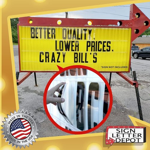 Sign Letter Depot | Flexible Letter Track - Durable Polycarbonate, 1" H x 90" L, Transparent Finish