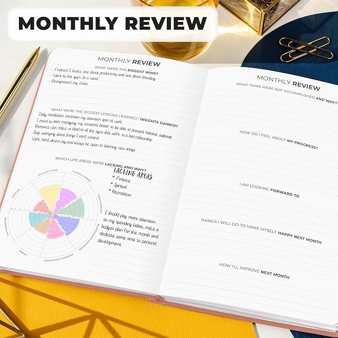 Clever Fox Planner Premium Edition – Undated Luxurious Weekly & Monthly Planner to Increase Productivity and Hit Your Goals – Organizer – Start Anytime, A5, Lasts 1 Year, Light Pink (Weekly)