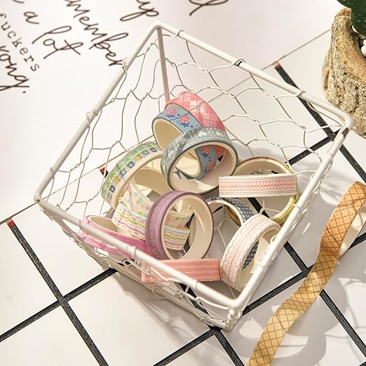 Songdao 20 Rolls Basic Washi Tape Set Japanese Arts Adhesive Tapes Simple Patterns Decorative Masking Tape Sets for Craft, Kids, Scrapbook, DIY, Gift Wrapping (Style Three)