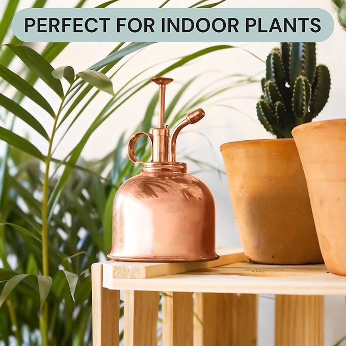 Watering Can Indoor Plants - Copper Plant Mister - Stylish and Rust Resistant Watering Cans for Healthy Hydration - Prevents Overwatering