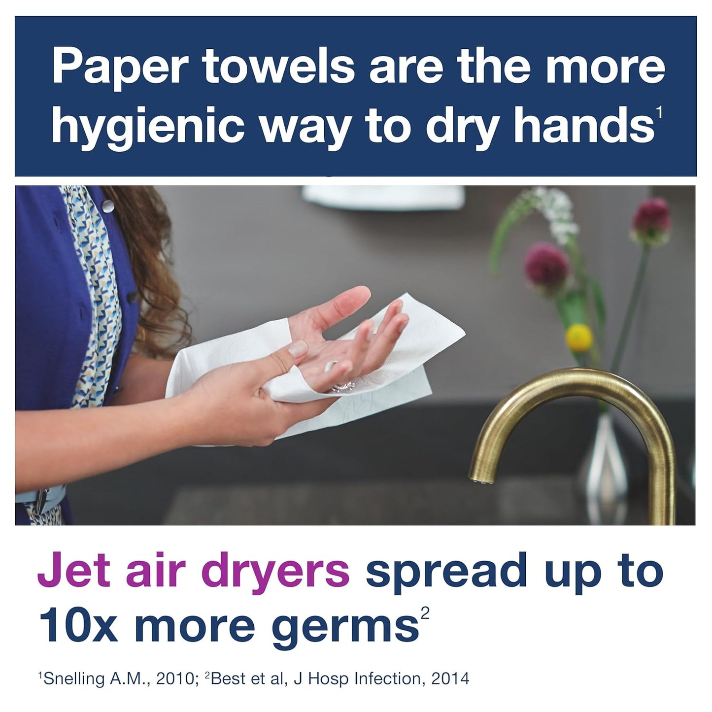 Tork Multifold Hand Towels - Eco-Friendly White, 100% Recycled Fibers, 16 Packs of 250 Towels