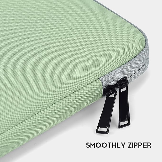 Laptop Sleeve 17 17.3 inch, Padded Travel Case for HP 17 inch Laptop/Envy 17 / Pavilion 17, Water-Resistant Portable Computer Protective Pouch Bag -Mint Green