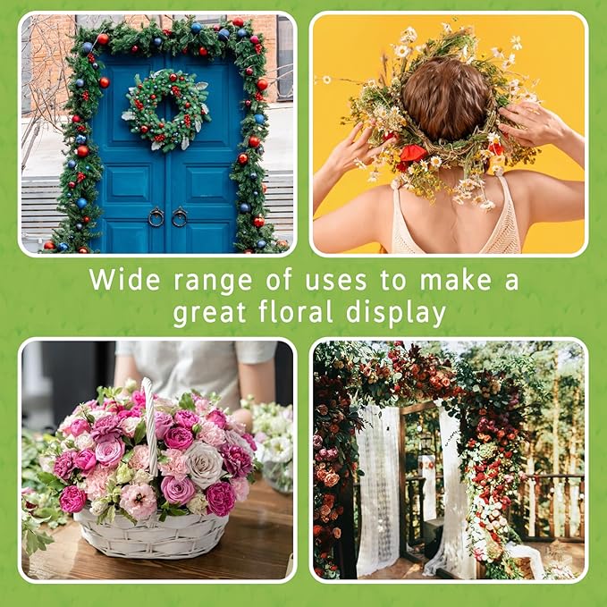 200 Pcs Greening Pins, Straight Pins,1.7 Inch Floral U Pins for Floral Picks Foam Bouquet Arrangements Craft Projects, Bouquet, DiySewing Projects