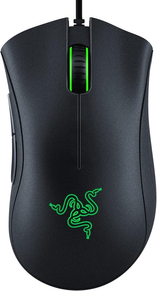 Razer DeathAdder Essential Gaming Mouse - 6400 DPI Optical Sensor | 5 Programmable Buttons - Classic Black