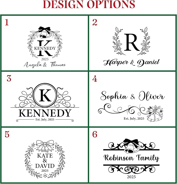 Personalized Cutting Board for Christmas, Gifts for Couples 2025, Custom Engraved with Names & Date, Unique Holiday, Bridal Shower, Anniversary & Newlyweds Present