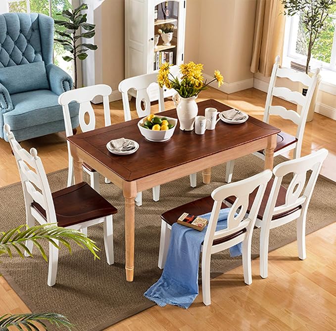 tonchean 28 inch Furniture Legs 4 Pack Turned Farmhouse Table Legs Set DIY Wood Legs Round Farmhouse Legs Replacement Coffee Table Bench Dining Legs Varnish Coated