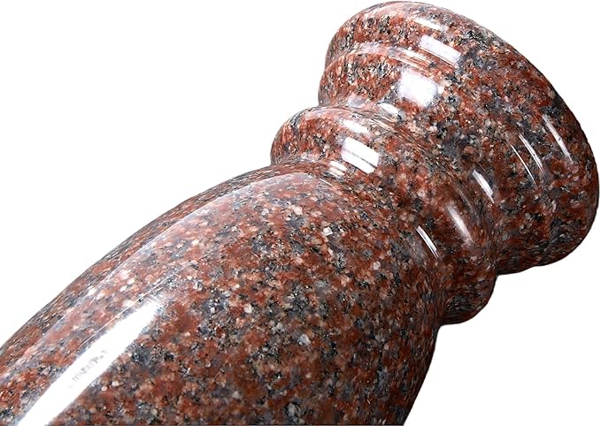 Granite Cemetery Vase for Grave Markers, Headstone Memorial Flower Holder