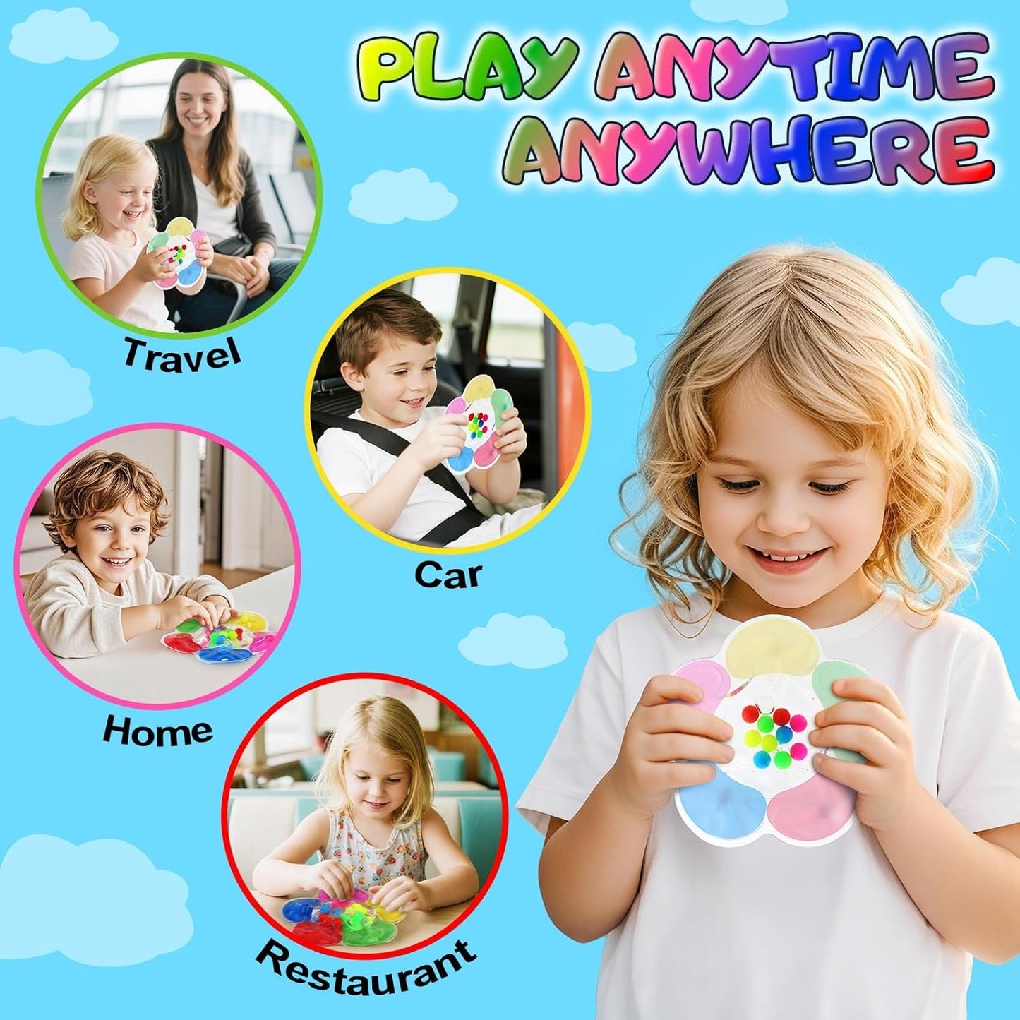 Squishy Sensory Fidget Toys by [Brand Name] - Calm Down Anxiety Relief for Kids | 2-Pack for Classroom & Special Needs