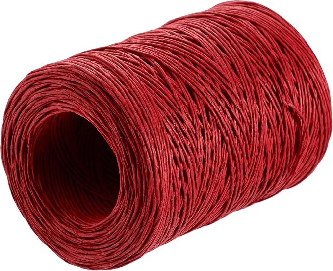 Syhood 673 Feet Floral Vine Bind Wire Rustic Wrapping Wire for Flower Bouquets(Red)