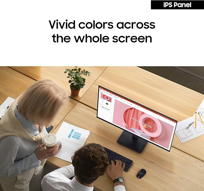 Samsung 22" (S30GD) Essential Monitor with IPS Panel and Tilt Only Stand, 100Hz Refresh Rate, Ergonomic Design, Advanced Eye Care, Game Mode, LS22D304GANXZA