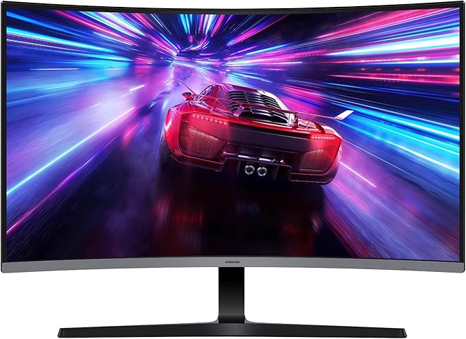 Samsung 32-inch S3 (S39GD) FHD 100Hz Curved Monitor, Game Mode, Eye Saver Mode, Multiple Connectivity with HDMI Port, Built-in Speakers, LS32D39DGANXZA, 2025