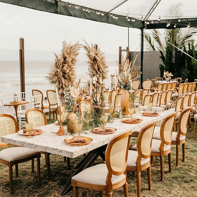 44pcs Pampas Grass Decor-Natural Dried Pampas Grass,Fluffy Brown Pompas Grass,Short Fluffy Pampas Grass Bulk for Small Boho vases,Wedding Flower,Boho Home Decor,Living Room Table Decor(17inch)
