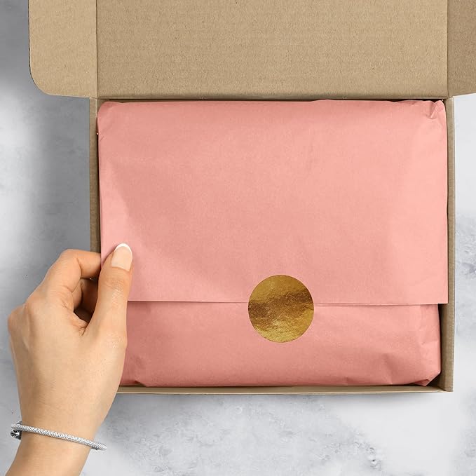 Jillson Roberts Title Bulk 480-Sheet Count 20"x30" Recycled Tissue Available in 30 Colors, Peach