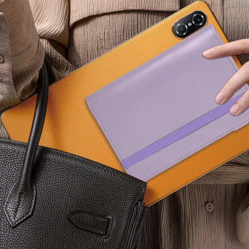 NICOOTH Budget Binder - A6 Money Saving Binder with Zipper Envelopes | Purple Color